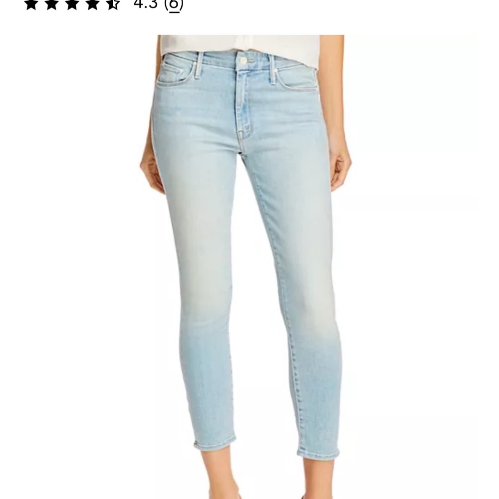 MOTHER Women's Light Blue Skinny Jeans